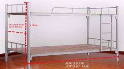 学生床圆管双层铁床结实